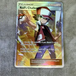 Red's Challenge (Full Art) 213/214 Sm-Unbroken Bonds Holo - LP Pokemon TCG - Image 1