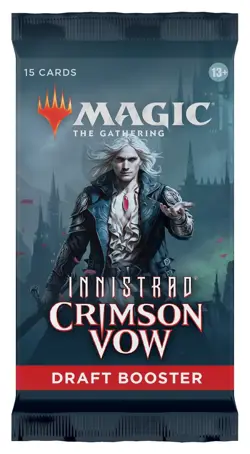 Magic the Gathering: Innistrad: Crimson Vow - Draft Booster Pack Sealed - Image 1