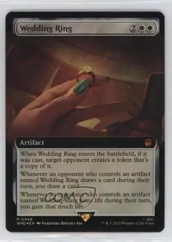 Extended Art - Wedding Ring Foil Magic: Universes Beyond: Doctor Who WHO #0468 - Image 1