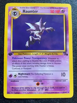 Pokemon TCG - Vintage WOTC - Fossil 1st Edition - Pick Your Card Singles: NM-MP - Image 2