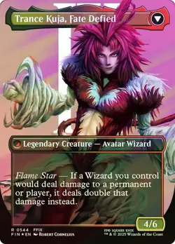 MTG SURGE FOIL Kuja, Genome Sorcerer // Trance Kuja, Fate Defied - FINAL - Image 2
