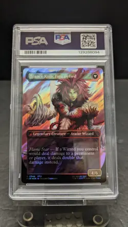 2025 MTG Final Fantasy Kuja Genome Sorcerer SURGE FOIL 0544 PSA 10 FF9 2 - Image 2