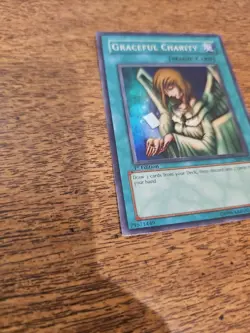 Yu-Gi-Oh! TCG Graceful Charity Super Rare 1st Edition SDP-040 - Image 2