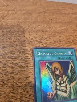 Yu-Gi-Oh! TCG Graceful Charity Super Rare 1st Edition SDP-040 - Image 5