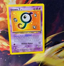 Pokemon TCG Unown J #38 Black Star Promo TCG Card WOTC NM/LP - Image 1
