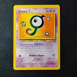 Pokemon TCG Unown [J] 38/53 WOTC Black Star Promo NM - Image 1