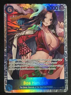 Boa Hancock OP07-051 - One Piece TCG English - SR Super Rare Foil NM Near-Mint - Image 3