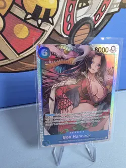 Boa Hancock OP07-051 - One Piece TCG English - SR Super Rare Foil NM Near-Mint - Image 3