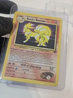 Pokemon Card - Gym Challenge Brock's Ninetales 3/132 Holo Rare Vintage WOTC - Image 2