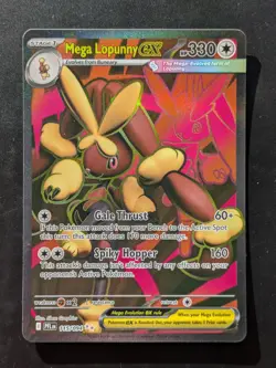Mega Lopunny ex Ultra Rare 115/094 - Pokemon TCG Phantasmal Flames MINT NM - Image 1