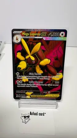 Mega Lopunny ex 115/094 - Phantasmal Flames - Ultra Rare Pokemon TCG - NM/M - Image 3