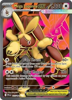 Pokemon TCG Mega Lopunny EX 115/094 Phantasmal Flames Ultra Rare NM English - Image 1