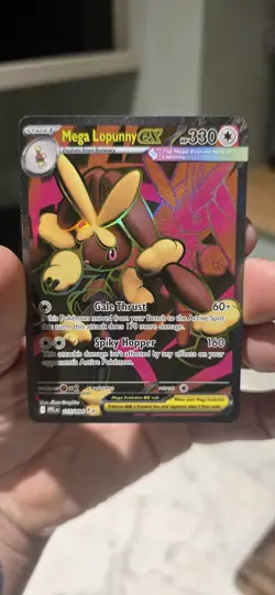 Pokemon TCG Phantasmal Flames Set: Mega Lopunny ex 115/094 Ultra Rare Card - NM - Image 1