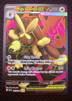 Pokemon TCG Phantasmal Flames Mega Lopunny ex- 115/094 Ultra Rare NM/MINT 115/94 - Image 1