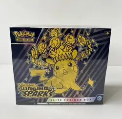Pokemon TCG Scarlet & Violet Surging Sparks ETB Elite Trainer Box Factory Sealed - Image 1