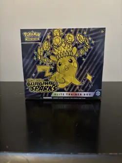Pokemon TCG Scarlet & Violet SURGING SPARKS Elite Trainer Box FACTORY SEALED ETB - Image 1