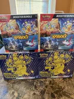 (4) LOT Pokemon TCG Surging Sparks Elite Trainer Box (ETB) Booster New/Sealed - Image 1