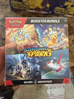 (4) LOT Pokemon TCG Surging Sparks Elite Trainer Box (ETB) Booster New/Sealed - Image 2