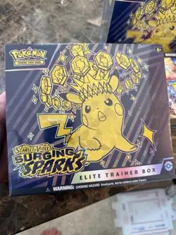 (4) LOT Pokemon TCG Surging Sparks Elite Trainer Box (ETB) Booster New/Sealed - Image 4