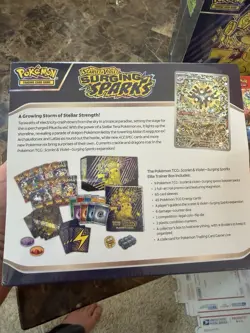 (4) LOT Pokemon TCG Surging Sparks Elite Trainer Box (ETB) Booster New/Sealed - Image 5