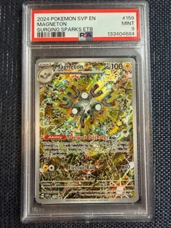 MAGNETON #159 BLACK STAR PROMO SURGING SPARKS ETB SVP EN PSA 9 MINT POKEMON 2024 - Image 1