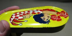 Lot of 2 VTG Antique Tin Kirchhof Noise Makers Life of the Party Flapper Girl - Image 3
