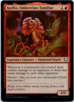 Kediss, Emberclaw Familiar (Foil) Commander Legends, 188 NM - Image 1