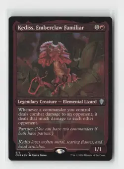 Kediss, Emberclaw Familiar Commander Legends Foil Eteched NM Near Mint - Image 1