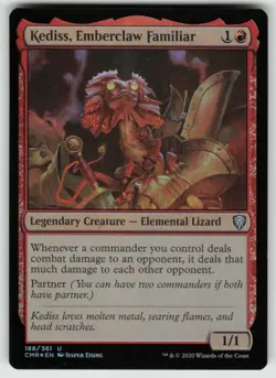 MTG Kediss, Emberclaw Familiar Foil Commander Legends # 188 NM - Image 1