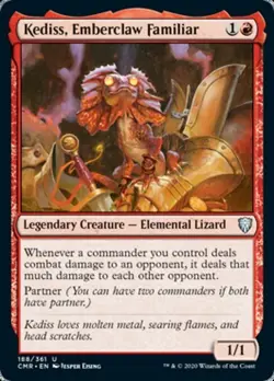 Kediss, Emberclaw Familiar x1 1x FOIL Commander Legends NM MTG - Image 1