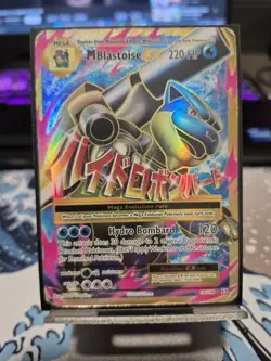 Pokemon TCG XY Evolutions M Blastoise EX Full Art Card 102/108 2016 - Image 1