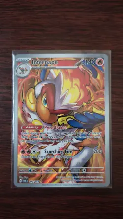 Pokemon TCG Infernape Card Twilight Masquerade Illustration Rare 173/167 - Image 1