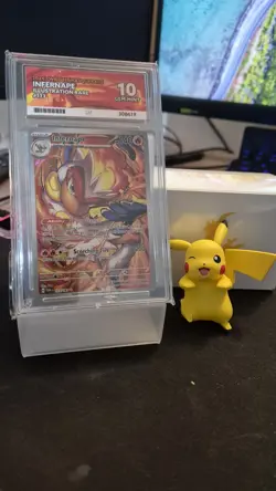 ACE 10 Infernape 173/167 Twilight Masquerade Illustration Rare Pokemon Card TCG - Image 1