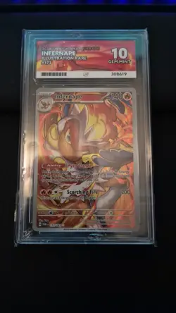 ACE 10 Infernape 173/167 Twilight Masquerade Illustration Rare Pokemon Card TCG - Image 2