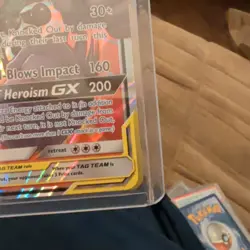 Pokemon TCG Marshadow & Machamp GX Holo Card 82/214 Sm-Unbroken Bonds - Image 2