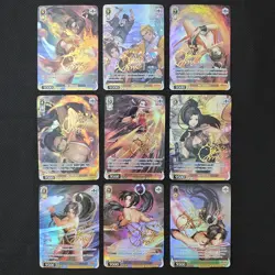 9×The King Of Fighters Shiranui Mai Doujin Card KOF Goddess Waifu Custom Holo - Image 1