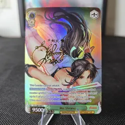 9×The King Of Fighters Shiranui Mai Doujin Card KOF Goddess Waifu Custom Holo - Image 4