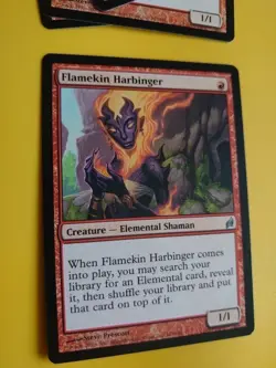 Flameking Harbinger. Elemental shaman MTG Card. Lorwyn. - Image 3