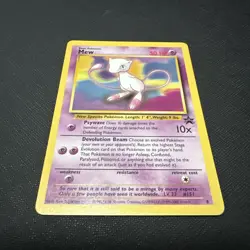 Pokemon TCG Mew Promo #8 Vintage Regular Promo Card Black Star - Image 3