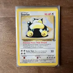 Snorlax 27/64 Original Non Holo Rare Jungle Set Pokemon Card WOTC TCG 1999 - Image 1