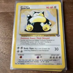 Snorlax 27/64 Original Non Holo Rare Jungle Set Pokemon Card WOTC TCG 1999 - Image 2