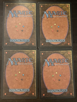 1995 Magic The Gathering Fourth Ed. Lot of 4 Cards MP-NM Cruisade, Mahamoti +2 - Image 2