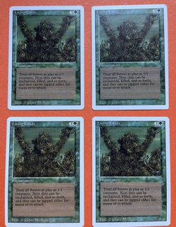 LIVING LANDS x4 mtg NM 3rd Edition Revised Rare Play Set of 4 Near Mint Cards! - Image 1