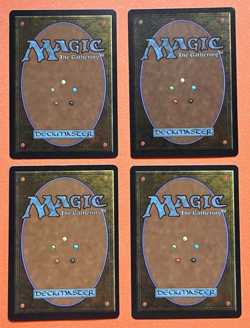 LIVING LANDS x4 mtg NM 3rd Edition Revised Rare Play Set of 4 Near Mint Cards! - Image 2