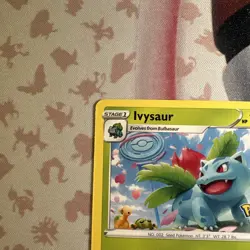 Ivysaur 002/078 Pokemon GO Non Holo Pokemon Card Free Shipping! - Image 3