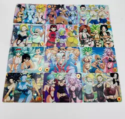 39×Dragon Ball Doujin Card Bulma Android 18 Goddess Stroy Waifu Custom Holo Foil - Image 2