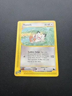 Pokemon Card Skyridge Meowth 78/144 E Series Pokemon TCG - Image 2