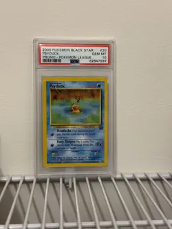 PSA 10 2000 Psyduck 20 Black Star Promo League Pokemon Card - Grm Mint! - Image 1