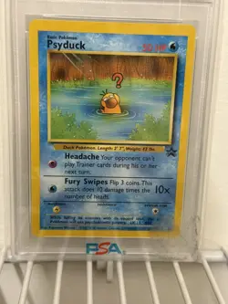 PSA 10 2000 Psyduck 20 Black Star Promo League Pokemon Card - Grm Mint! - Image 3