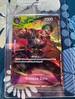 One Piece Roronoa Zoro OP-06 Pre-Release Winner Promo Card P-045 English - Image 3
